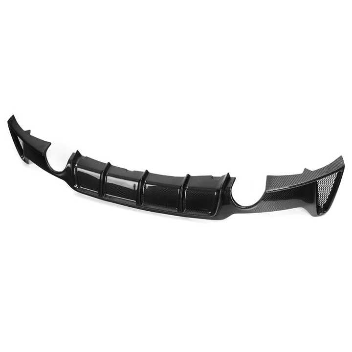 BMW 4 Series F32 F33 F36 Dual Exhaust Carbon Fibre M Performance Style Rear Diffuser (2014-2019)