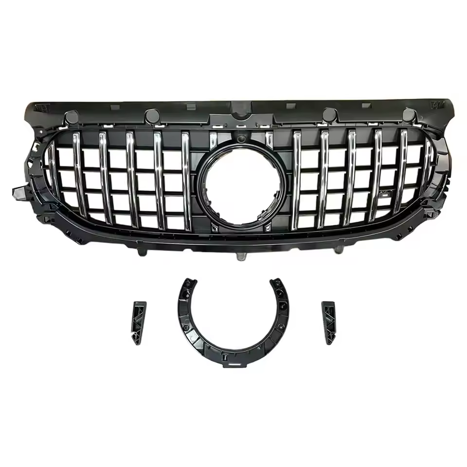 Mercedes GLA H247 Facelift Gloss Black Panamericana GT Style Grill (2023+)