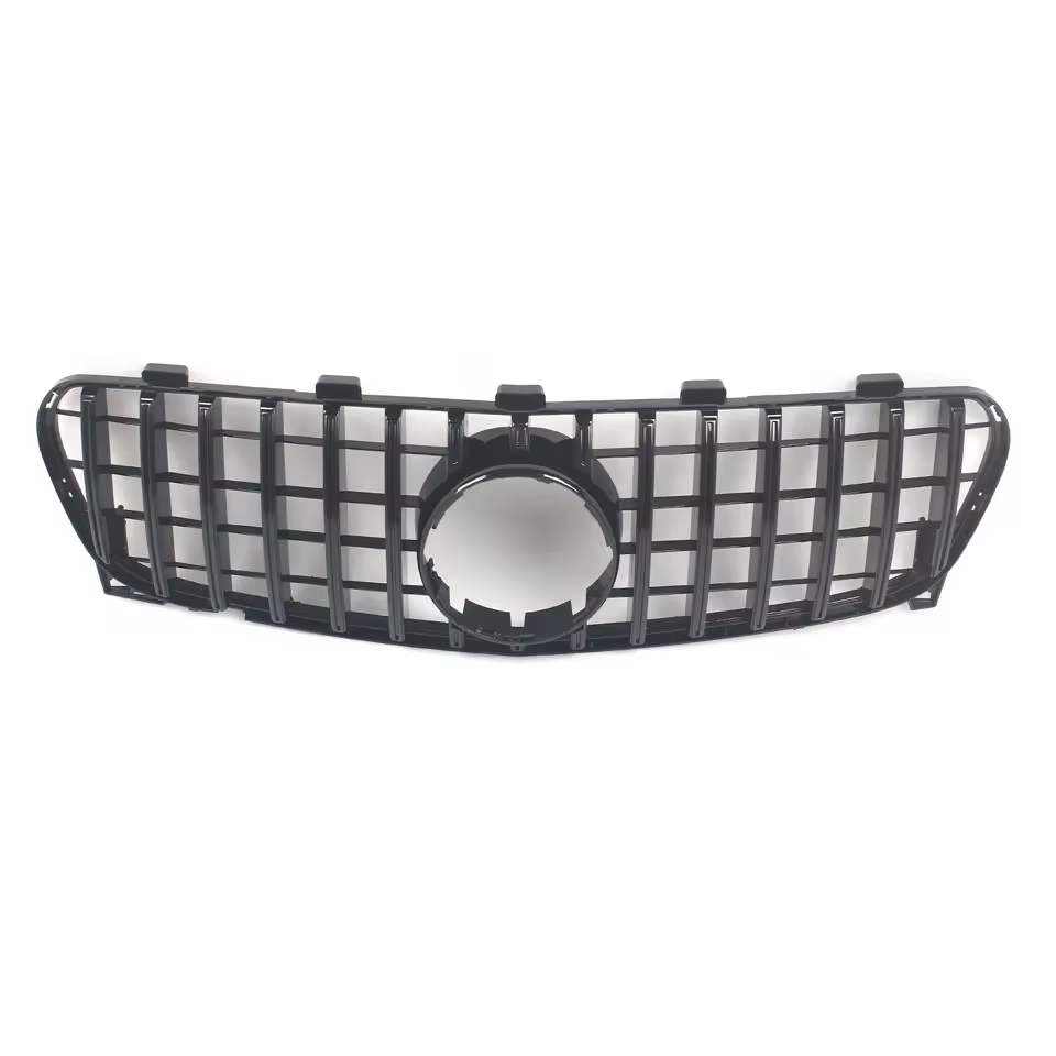 Mercedes GLA X156 Facelift Gloss Black Panamericana GT Style Grill (2017-2020)