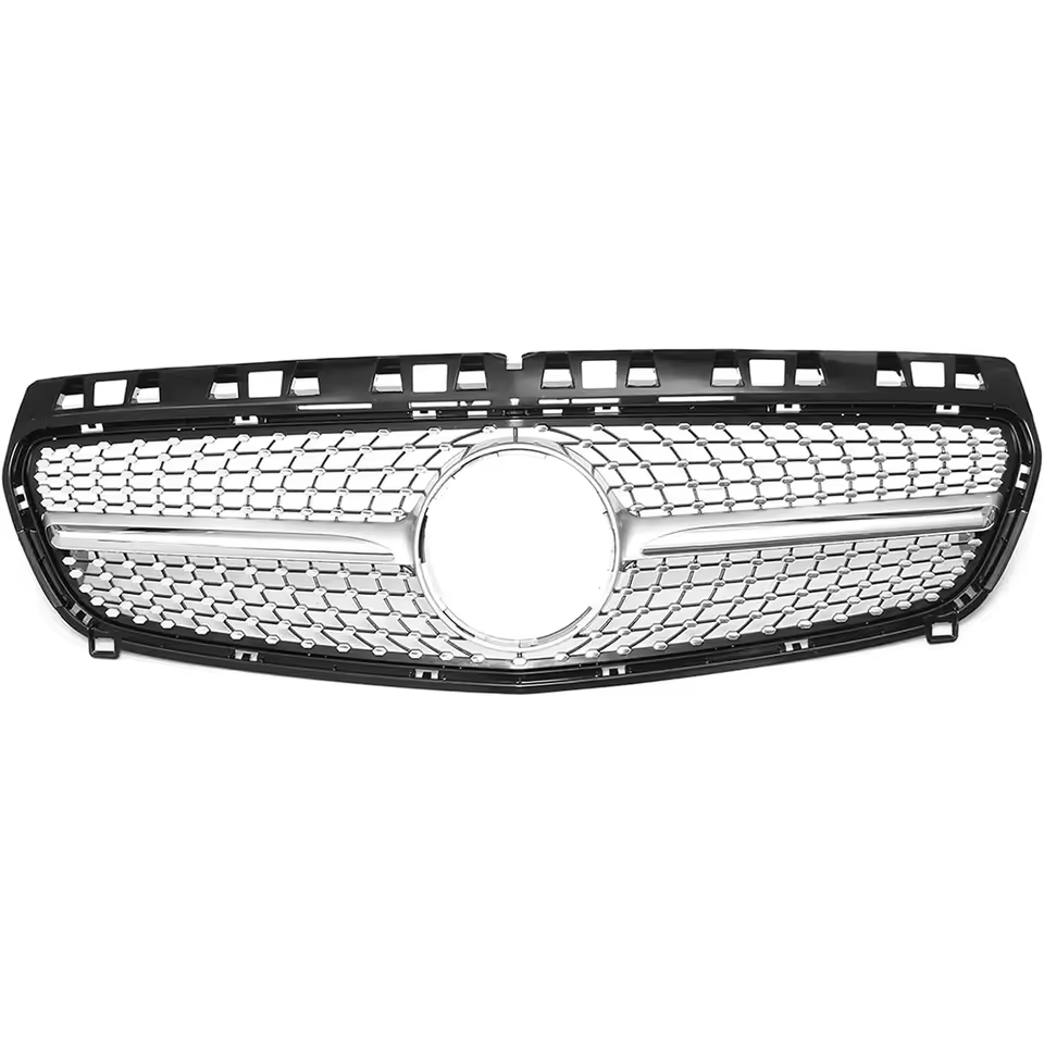 Mercedes A-Class W176 Gloss Black Diamond Style Grill (2012-2015)