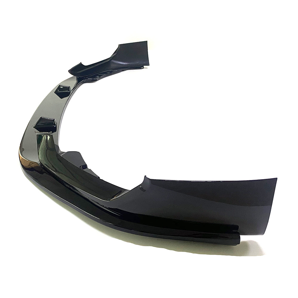 BMW 5 Series G30 LCI M-Sport Gloss Black MP Style Front Lip Splitter (2021-2023)