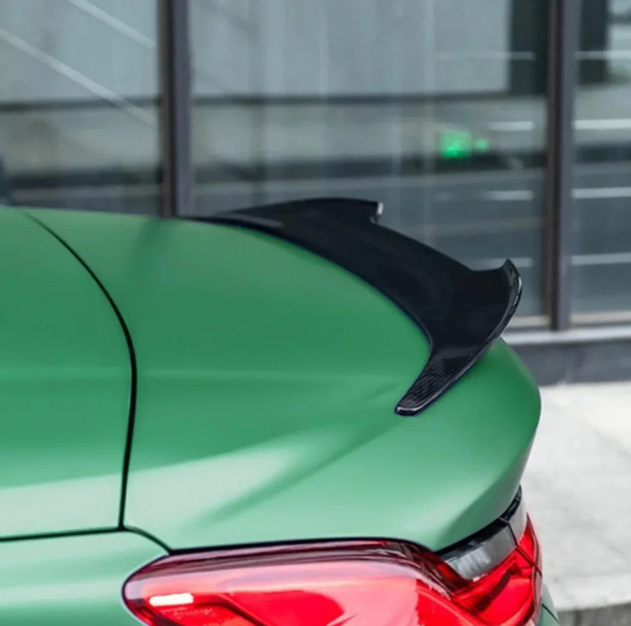 BMW 8 Series G14 / M8 F91 Convertible Pre-Preg Dry Carbon Fibre Ac Style Rear Spoiler By OPTIC (2018+)