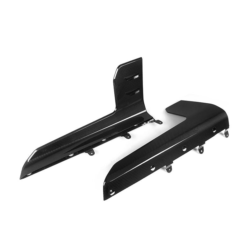 BMW M2 G87 Pre-Preg Dry Carbon Fibre Side Skirt Fins By OPTIC (2023+)