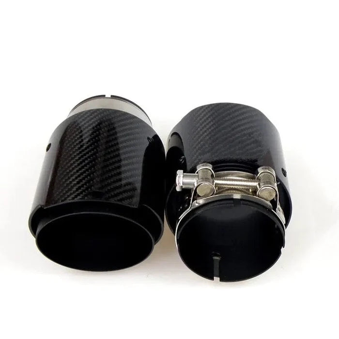 BMW 1 Series M135I/M140I (F20/F21) Slash Cut Carbon Exhaust Tips