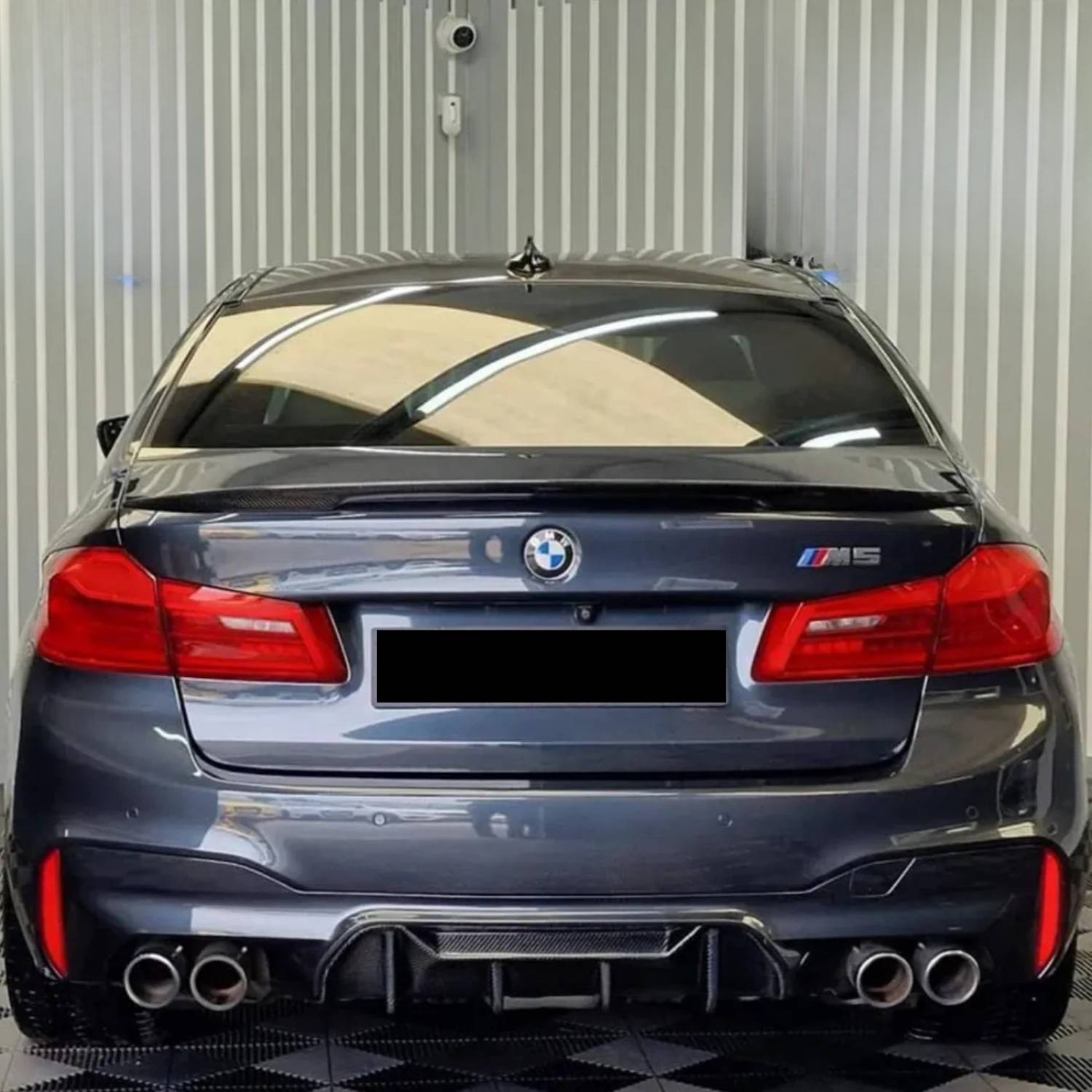 BMW 5 Series G30 / M5 F90 Pre-Preg Dry Carbon Fibre P Style Rear Spoiler By OPTIC (2017-2023)