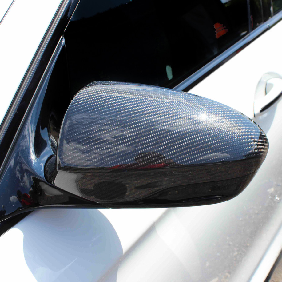 BMW M5/M6 F10/F11/F06/F12/F13 Pre-Preg Dry Carbon Fibre Mirror Covers By OPTIC (2011-2016)
