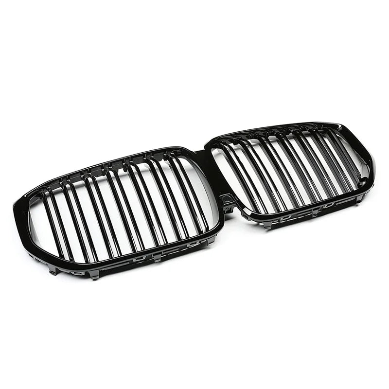 BMW X5 & X5M G05 F95 Gloss Black Double Slat Front Grills (2018-2023)