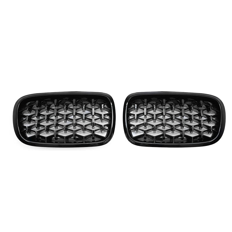 BMW X5 X6 F15 F16 Diamond Gloss Black Front Grill (2014-2018)