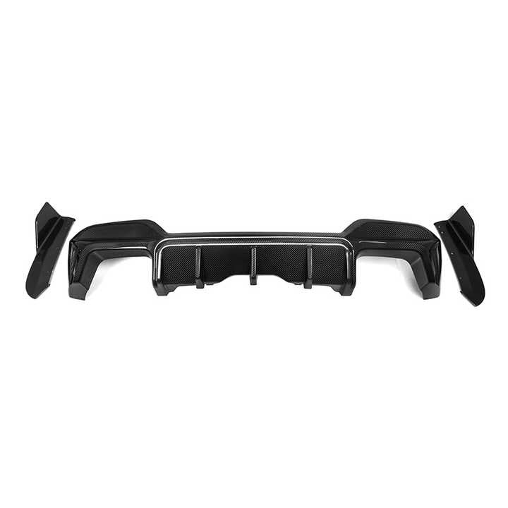 BMW X3M F97 LCI M-Sport Pre-Preg Carbon Fibre Aggressive Rear Diffuser By Sooqoo (2022+)