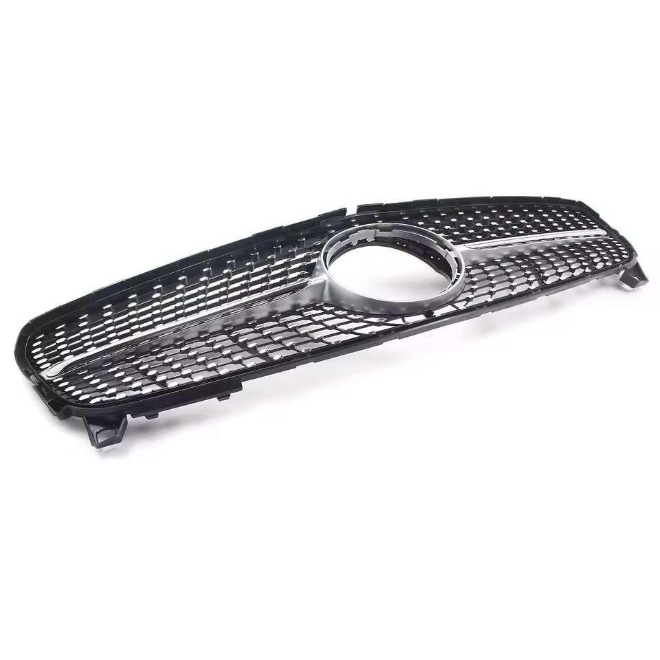 Mercedes A-Class W176 Facelift Gloss Black Diamond Style Grill (2016-2018)