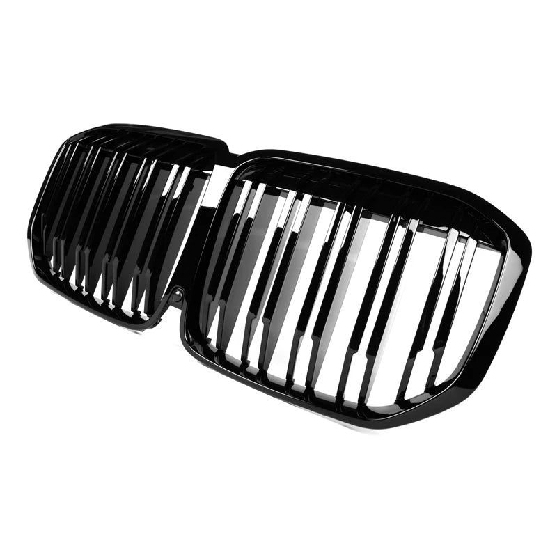 BMW X7 G07 Gloss Black Double Slat Front Grills (2019-2022)