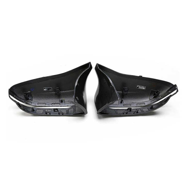 BMW M5 F90 Pre-Preg Dry M-Style Carbon Fibre Mirror Covers By OPTIC (2017-2023)