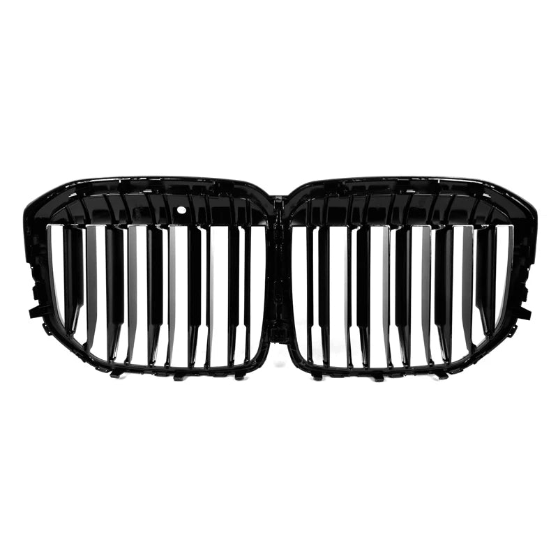 BMW X7 G07 Gloss Black Double Slat Front Grills (2019-2022)