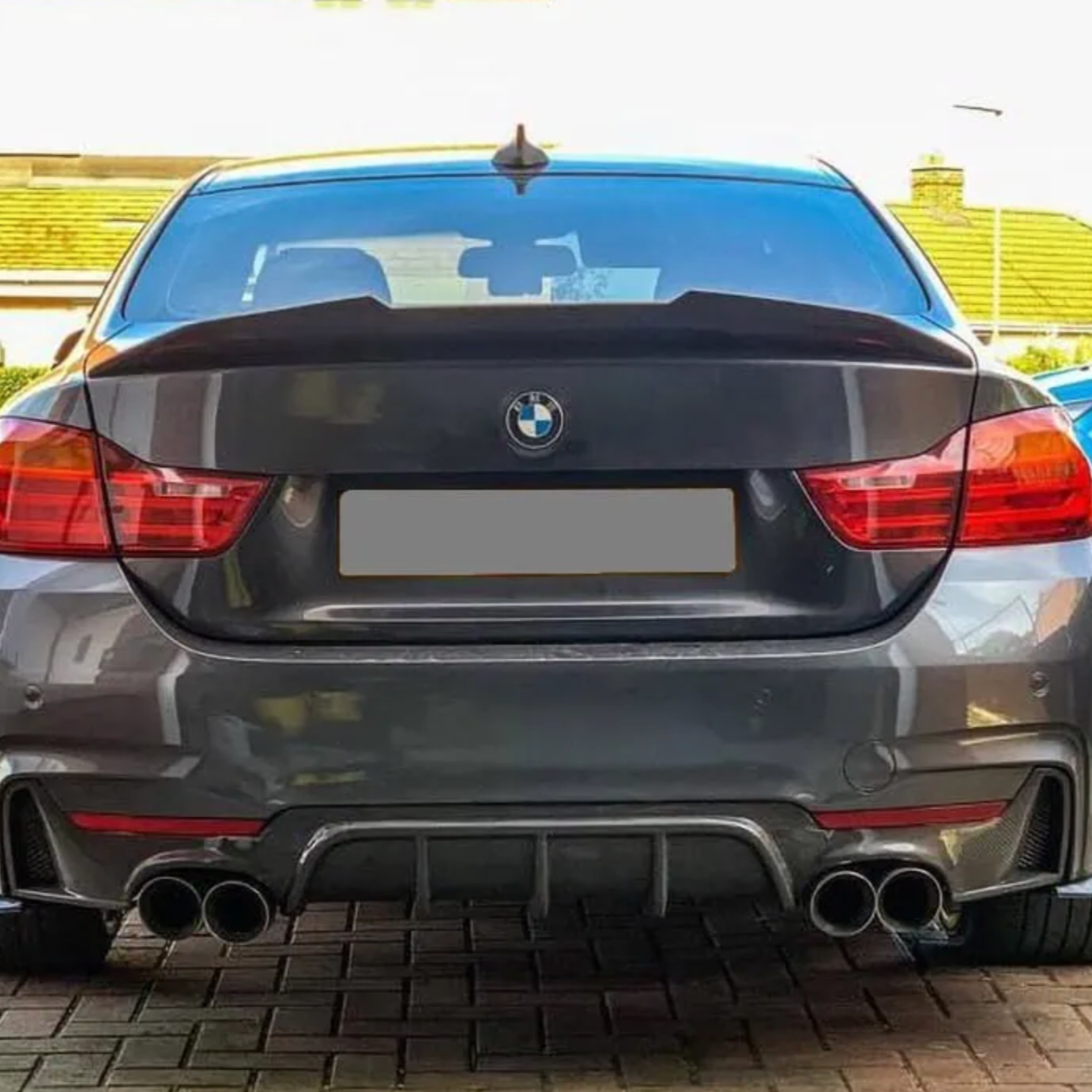 BMW 4 Series F32 Pre-Preg Dry Carbon Fibre Psm Style Ducktail Rear Spoiler By OPTIC (2014-2019)