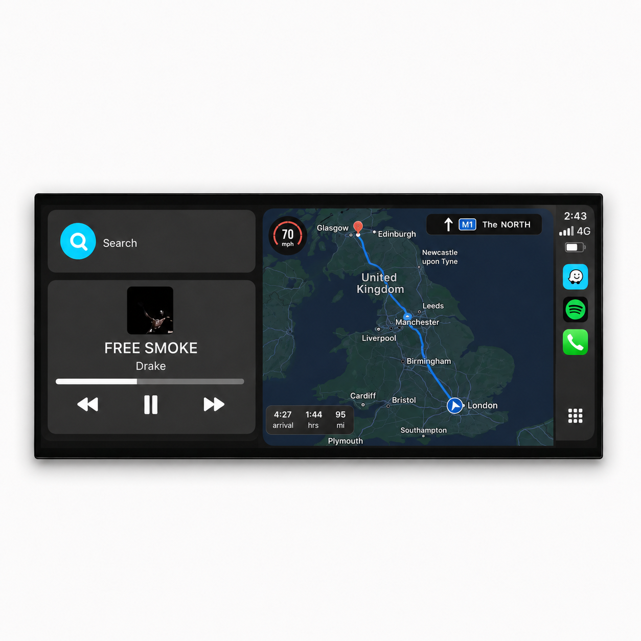 Audi Q5/SQ5 8R | 12.3" Apple CarPlay/Android Auto Touchscreen Display | (2009-2017)