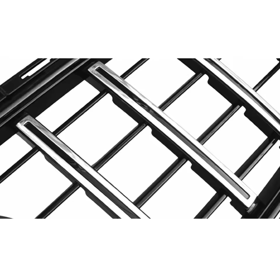 Mercedes E-Class W213 Facelift Gloss Black Panamericana GT Style Grill (2020-2023)