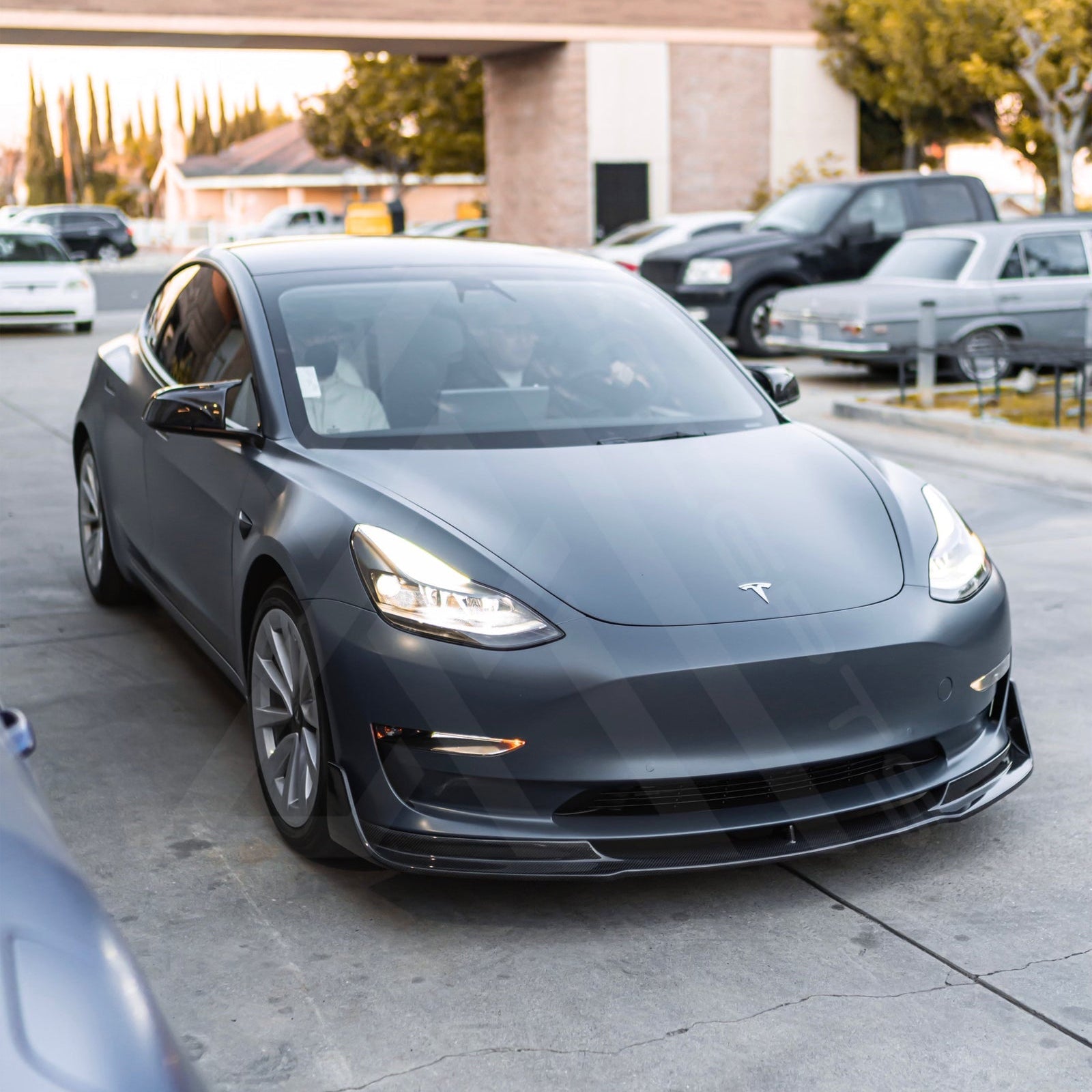 Tesla Model 3 M-Style Carbon Fibre Mirror Covers (2017-2023)