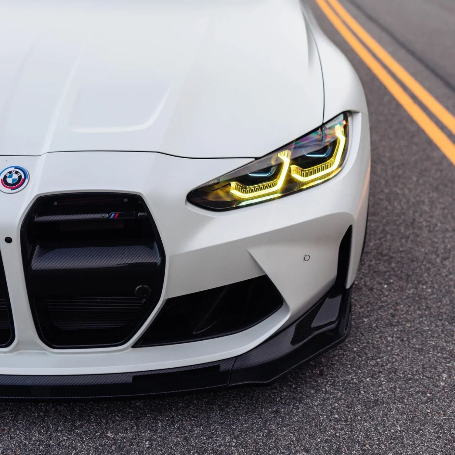 CSL Style Yellow DRL LED Lights Module Set For BMW M3 G80/G81 & M4 G82/G83